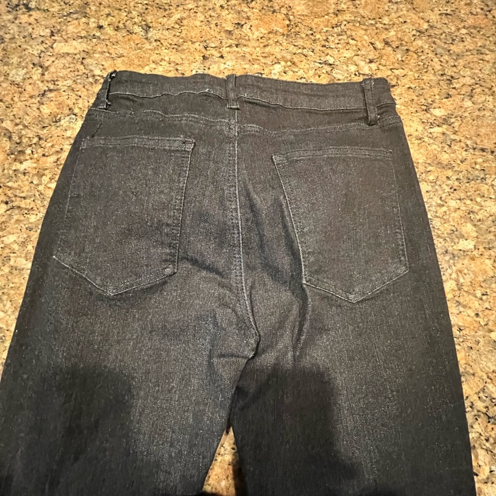 LOOK LIKE LAINEY!  Altar'd State Black Flare Wide Leg Jeans - Picture 3 of 5